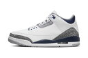 バスケットシューズ バッシュ スニーカー ジョーダン Jordan Air Jordan 3 Retro White/Midnight Navy ストリート