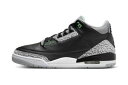 バスケットシューズ バッシュ スニーカー ジョーダン Jordan Air Jordan 3 Retro　GS Green Glow GS Black/Green/Wolf Grey ストリート 【GS】キッズ