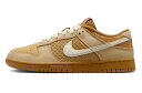 バスケットシューズ バッシュ スニーカー ワッフル ナイキ Nike Dunk Low Retro Waffle Wheat/Coconut Milk/Orange ストリート