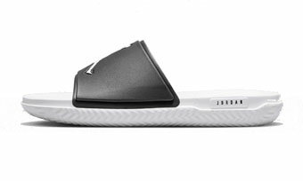 バスケットシューズ バッシュ スニーカー ジョーダン Jordan Jordan Jumpman Slide White/Black ストリート