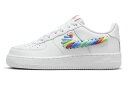 シューズ スニーカー ナイキ Nike Air Force 1 LV8 1 GS Rainbow Swoosh GS Whit/Multi ストリート 【GS】キッズ