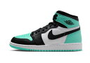 バスケットシューズ バッシュ スニーカー ジョーダン Jordan Air Jordan 1 High Retro OG GS Green Glow GS White/Black/Green ストリート 【GS】キッズ