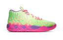 バスケットシューズ バッシュ ラメロボール プーマ Puma MB.01 Inverse Toxic Pink/Green/Purple