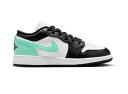 バスケットシューズ バッシュ スニーカー ジョーダン Jordan Air Jordan 1 Low GS Green Glow GS White/Black/...