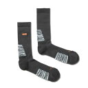バスケットソックス ウェア クルーソックス アクター AKTR AKTR LOGO NEO FUTURE SOCKS CHARCOALxORANGE