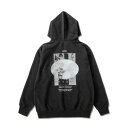 バスケットパーカー ウェア 秋冬物 アクター AKTR AEROSTEAM PHOTO SWEAT ZIP HOODIE BLACK ストリート 【MEN'S】