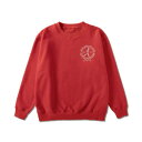 バスケットスウェット ウェア 秋冬物 アクター AKTR xSPORTY AAC CREW NECK SWEAT RED ランニング トレーニング ストリート ...