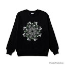 バスケットスウェット ウェア 秋冬物 アクター AKTR ATOMxAKTR CREW SWEAT BLACK ストリート 【MEN'S】