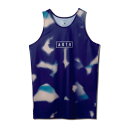 バスケットノースリーブ タンクトップ ウェア アクター AKTR SCRIBBLE TANK NAVY ストリート 【MEN'S】