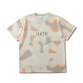 バスケットTシャツ ウェア アクター AKTR SCRIBBLE AKTR LOGO SPORTS TEE ECRU ストリート 【MEN'S】