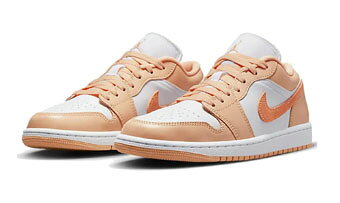 バスケ@TOKYO UltimateCollectionのバスケットシューズ バッシュ スニーカー ジョーダン Jordan Wmns Air Jordan 1 Low W Sunset Haze/White ストリート 【WOMEN'S】｜アングル2