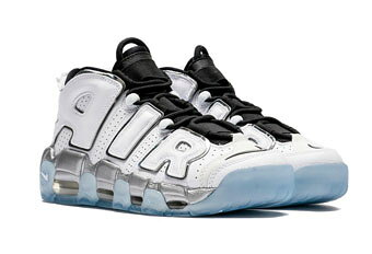 バスケ@TOKYO UltimateCollectionのバスケットシューズ バッシュ スニーカー ナイキ Nike Wmns Air More Uptempo SE W WHITE/M.SILVER/BLACK/CLEAR ストリート 【WOMEN'S】｜アングル2