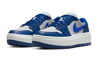 バスケ@TOKYO UltimateCollectionのバスケットシューズ バッシュ スニーカー エレベート ジョーダン Jordan Wmns Air Jordan 1 Elevate Low W Grey Sail/French Blue ストリート 【WOMEN'S】｜アングル2