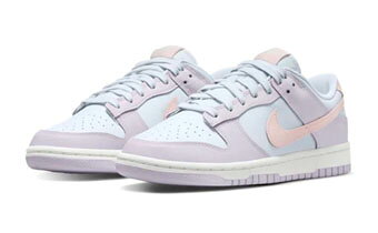 バスケ@TOKYO UltimateCollectionのバスケットシューズ バッシュ スニーカー ナイキ Nike Wmns Dunk Low Easter W Gray/Violet/Pink ストリート 【WOMEN'S】｜アングル2