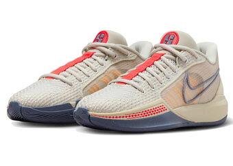バスケ@TOKYO UltimateCollectionのバスケットシューズ バッシュ ナイキ Nike WMNS SABRINA 1 Grounded W Lt Bone/Orange/Coconut Milk 【WOMEN'S】｜アングル2