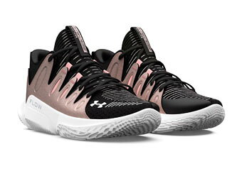 バスケ@TOKYO UltimateCollectionのバスケットシューズ バッシュ アンダーアーマー UnderArmour Wmns UA Flow Breakthru 4 Basketball W Rose Gold/Black 【WOMEN'S】｜アングル2
