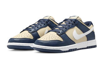 バスケ@TOKYO UltimateCollectionのバスケットシューズ バッシュ スニーカー ナイキ Nike Wmns Dunk Low Next Nature W Navy/Gold ストリート 【WOMEN'S】｜アングル2