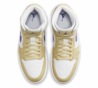 �Х����åȥ��塼�� �Хå��� ���ˡ����� ���硼���� Jordan Wmns Air Jordan 1 Mid Lemon Wash W Lemon Wash /L.Blue/White ���ȥ꡼�� ��WOMEN'S��