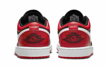 バスケットシューズ バッシュ スニーカー ジョーダン Jordan Air Jordan 1 Low Bread Black/Red ストリート 3