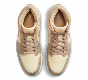 �Х����åȥ��塼�� �Хå��� ���ˡ����� ���硼���� Jordan Wmns Air Jordan 1 Mid SE Celestial Gold W Sand/Gold/Sail ���ȥ꡼�� ��WOMEN'S��