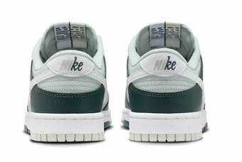 バスケットシューズ バッシュ スニーカー ナイキ Nike Dunk Low Retro PRM Deep Green/Light Jungle/White ストリート 3