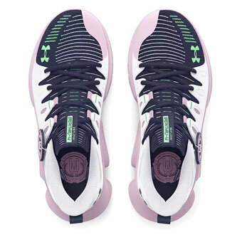 �Х����åȥ��塼�� �Хå��� ������������ޡ� UnderArmour Wmns UA Breakthru 4 Basketball W White/Navy/Purple ��WOMEN'S��