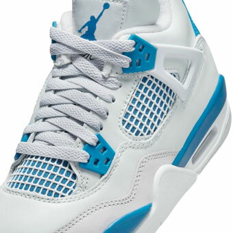 �Х����åȥ��塼�� �Хå��� ���ˡ����� ���硼���� Jordan Air Jordan 4 Retro GS MILITARY BLUE GS White/Blue ���ȥ꡼�� ��GS�ۥ��å�