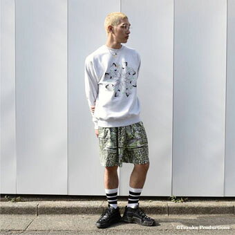 バスケットスウェット ウェア 秋冬物 アクター AKTR ATOMxAKTR CREW SWEAT GRAY ス...
