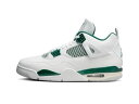 バスケットシューズ バッシュ スニーカー ジョーダン Jordan Air Jordan 4 Retro GS Oxidized Green GS White/...