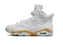 バスケットシューズ バッシュ スニーカー ジョーダン Jordan Wmns Air Jordan 6 Retro Pearl W Gray/Gold ストリー...