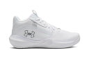 バスケットシューズ バッシュ アンダーアーマー UnderArmour UA Lockdown 7 GS SYN AP GS White 【GS】キッズ