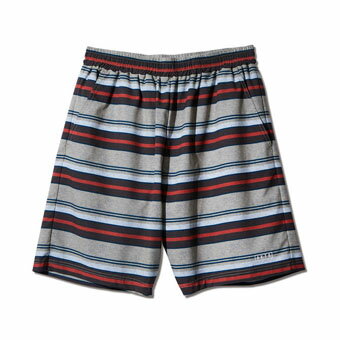 バスケットショーツ バスパン ウェア アクター AKTR MULTI BORDER SHORTS BEIGE 【MEN'S】 バスケットショーツ バスパン ウェア アクター AKTR MULTI BORDER SHORTS BEIGE 【MEN'S】