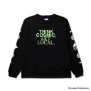 バスケットロング Tシャツ ウェア アクター AKTR ATOMxAKTR DRYTECH L/S TEE BLACK ストリート 【MEN'S】