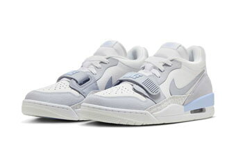 バスケ@TOKYO UltimateCollectionのバスケットシューズ バッシュ スニーカー ジョーダン Jordan Air Jordan Legacy Low 312 White/Gray/Blue ストリート｜アングル2