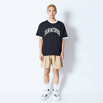 バスケットTシャツ ウェア アクター AKTR SPORTSMANLIKE RINGER TEE BLACK ストリ...