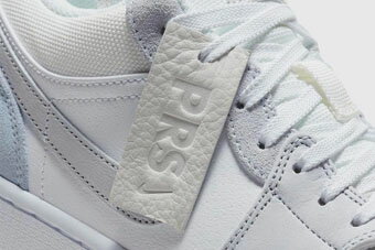 バスケットシューズ バッシュ スニーカー ジョーダン Jordan Air Jordan 1 Low Paris White/Sky Gray ストリート