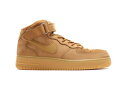 バスケットシューズ バッシュ スニーカー ナイキ Nike Air Force 1 Mid 07 WB Wheat Gum ストリート