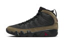 バスケットシューズ バッシュ レトロ ジョーダン Jordan Air Jordan 9 Retro Black/Olive