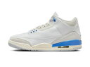 バスケットシューズ バッシュ スニーカー ジョーダン Jordan Air Jordan 3 Retro Luckey Shorts White/Blue スト...