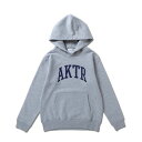 バスケットパーカー ジュニア キッズ ウェア 秋冬物 アクター AKTR KIDS COLLEGE LOGO SWEAT PULLOVER HOODIE GRA...