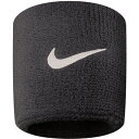 バスケットリストバンド ナイキ Nike Nike Swoosh Wristband Black/White ランニング トレーニング ストリート