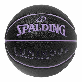 バスケットボール 6号球 スポルディング Spalding ルミナス コンポジット 6号球 Black/Violet