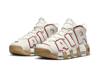 バスケ@TOKYO UltimateCollectionのバスケットシューズ バッシュ スニーカー ナイキ Nike Wmns Air More Uptempo W White/Red/Gum ストリート 【WOMEN'S】｜アングル2