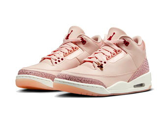 バスケ@TOKYO UltimateCollectionのバスケットシューズ バッシュ スニーカー バレンタインデー ジョーダン Jordan Wmns Air Jordan 3 Retro Valentine's Day W Pink/Red ストリート 【WOMEN'S】｜アングル2