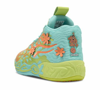 バスケットシューズ バッシュ ラメロボール プーマ Puma MB.04　x Scooby-Doo Aquatic/Lime Smash/Heat Fire 3