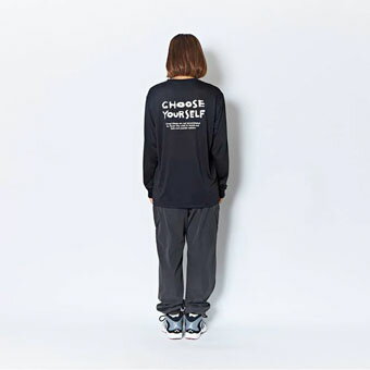 バスケットロング　Tシャツ ウェア アクター AKTR CHOOSE YOURSELF L/S SPORTS TEE BLACK ストリート 【MEN'S】