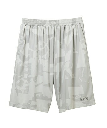 バスケットショーツ バスパン ウェア アクター AKTR CUT-UP CAMO 6.5-INCH SHORTS LIGHT GRAY 【MEN'S】
