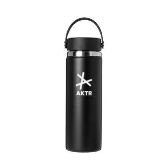 バスケットアクセサリー アクター AKTR x Hydro Flask 20oz Wide Mouth Bottle BLACK