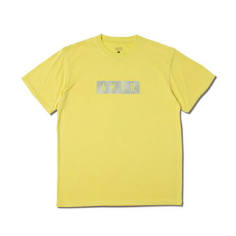 バスケットTシャツ ウェア アクター AKTR MELT CAMO BOX LOGO SPORTS TEE YELLOW 【MEN'S】