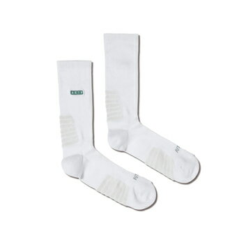 バスケットソックス ウェア ミッドクルーソックス アクター AKTR AKTR LOGO NEO FUTURE SOCKS WHITExGREEN